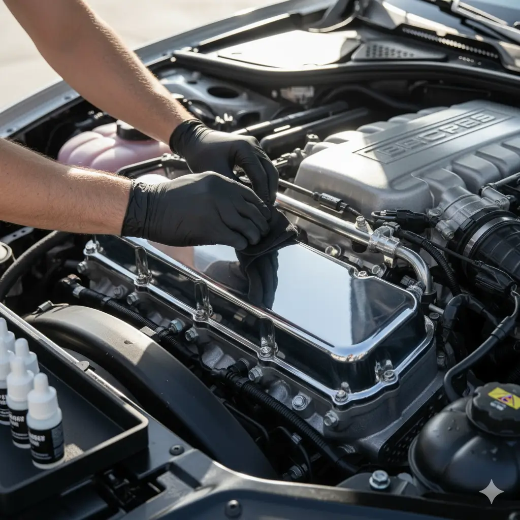Luxury Car Engine Bay Detailing San Diego | Expert Care by Dennis Auto ...