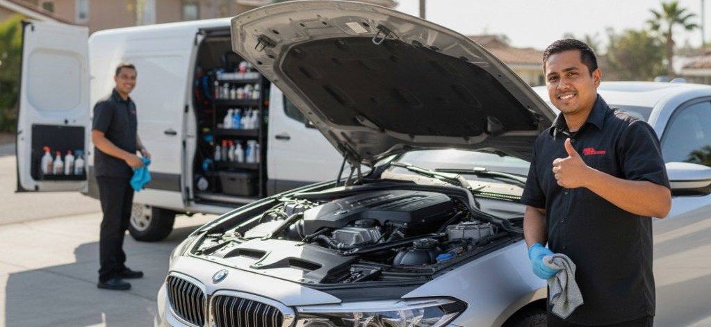 Dennis Auto Details makes engine bay detailing easy: