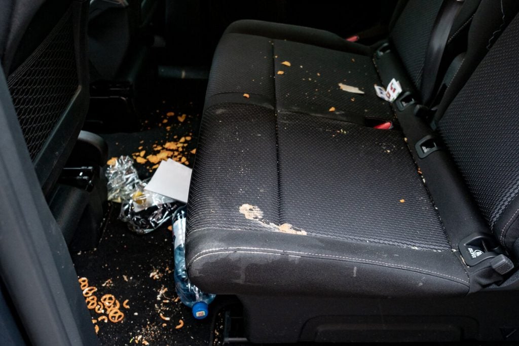 Vomit and Bodily Fluid car stain car seat