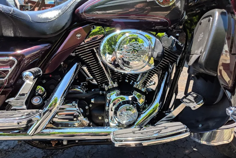 Motorcycle Engine Bay Detailing