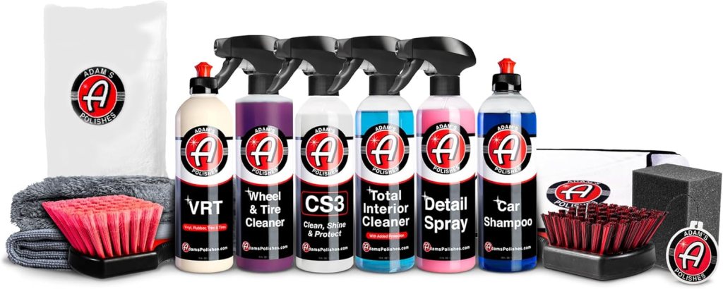 Professional ceramic coating brands comparison - Adam's Polishes, Opti-Coat, Gyeon, CarPro, and Optimum used by Dennis Auto Details