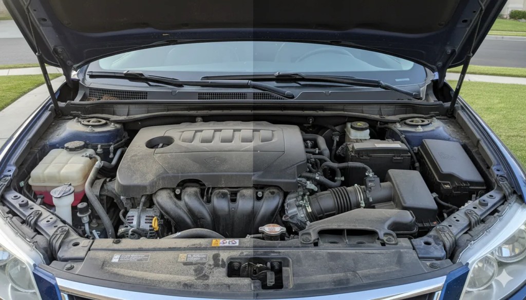 engine bay detailing escondido north county san diego