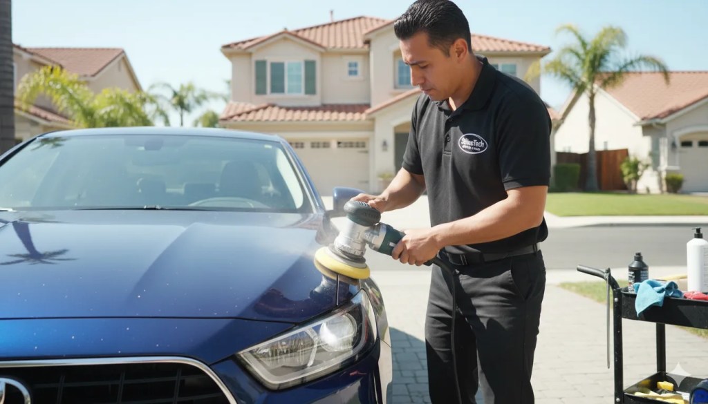professional headlight polishing service san diego mobile
